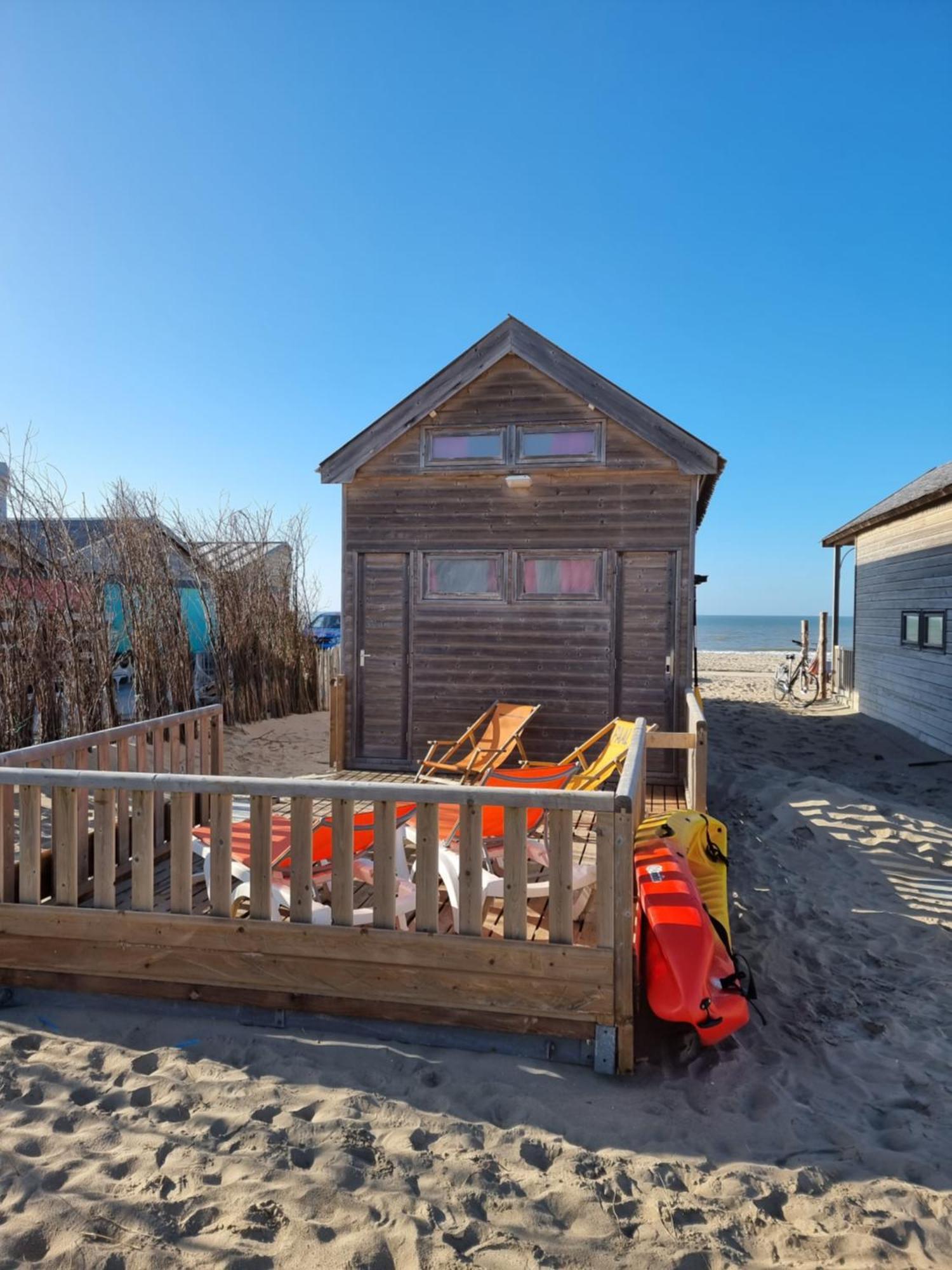 Strandvakantiehuisjes Katwijk Katwijk aan Zee Eksteriør bilde